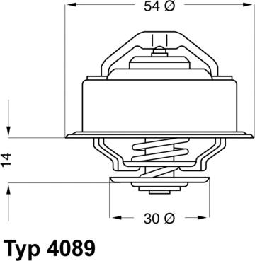 WAHLER 4089.82D - Termostats, Dzesēšanas šķidrums www.autospares.lv