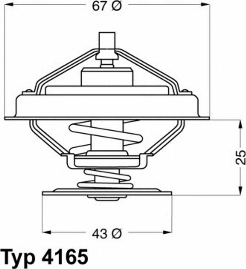 WAHLER 416579 - Termostats, Dzesēšanas šķidrums www.autospares.lv