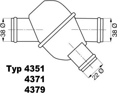 WAHLER 4371.80 - Termostats, Dzesēšanas šķidrums www.autospares.lv