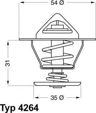 RIDER RD.1517143987 - Coolant thermostat / housing www.autospares.lv