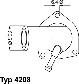 WAHLER 4208.92D - Termostats, Dzesēšanas šķidrums www.autospares.lv