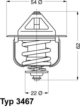 WAHLER 346785D - Termostats, Dzesēšanas šķidrums www.autospares.lv