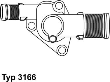 WAHLER 3166.89D - Termostats, Dzesēšanas šķidrums autospares.lv