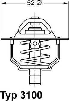 RIDER RD.1517597788 - Coolant thermostat / housing www.autospares.lv