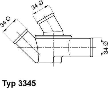 WAHLER 3345.79 - Termostats, Dzesēšanas šķidrums www.autospares.lv