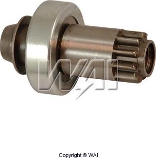 WAI 54-9453 - Ведущая шестерня, бендикс, стартер www.autospares.lv