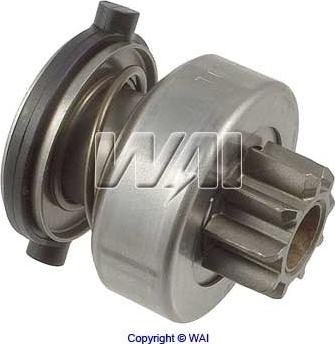 WAI 54-9195 - Pinion, bendix, starter www.autospares.lv