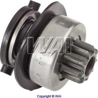 WAI 54-9167 - Zobrats, Starteris www.autospares.lv