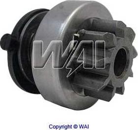 WAI 54-91131 - Ведущая шестерня, бендикс, стартер www.autospares.lv