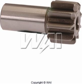 WAI 54-91204-ZEN - Pinion, bendix, starter www.autospares.lv