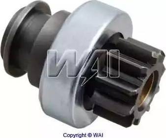 WAI 54-9203-1 - Ведущая шестерня, бендикс, стартер www.autospares.lv