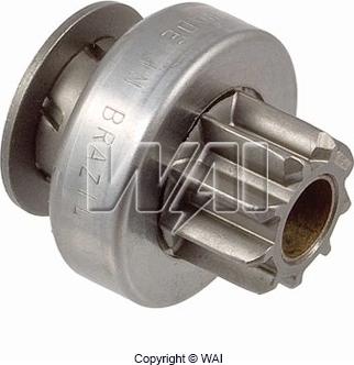 WAI 54-157-ZEN - Ведущая шестерня, бендикс, стартер www.autospares.lv