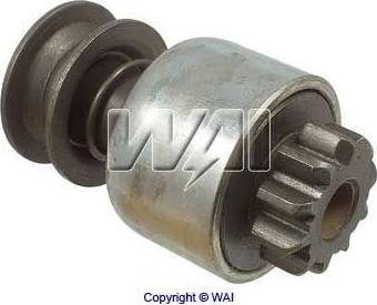 WAI 54-113-1-R - Pinion, bendix, starter www.autospares.lv