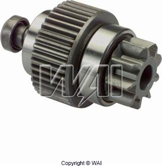 WAI 54-8133-ZEN - Ведущая шестерня, бендикс, стартер www.autospares.lv