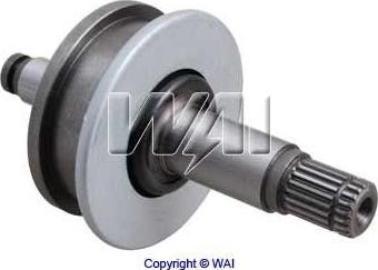 WAI 54-83401 - Ведущая шестерня, бендикс, стартер www.autospares.lv