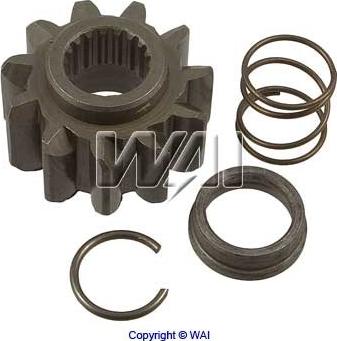 WAI 54-83211 - Pinion, bendix, starter www.autospares.lv