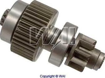 WAI 54-8209 - Ведущая шестерня, бендикс, стартер www.autospares.lv