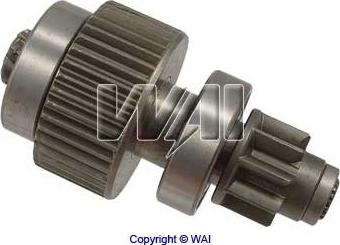 WAI 54-8202 - Ведущая шестерня, бендикс, стартер www.autospares.lv