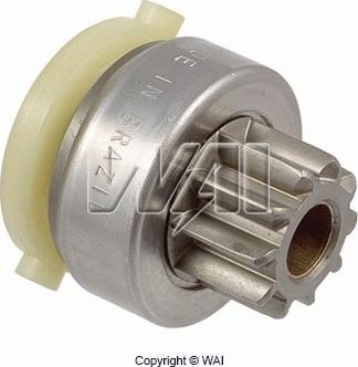 WAI 54-212-ZEN - Pinion, bendix, starter www.autospares.lv