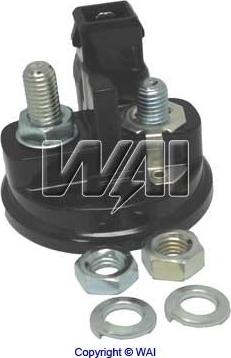 WAI 66-91220 - Тяговое реле, соленоид, стартер www.autospares.lv