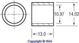 WAI 62-83403 - Bukse, Startera vārpsta www.autospares.lv