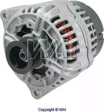 WAI 13779R - Alternator www.autospares.lv