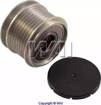 WAI 24-91282-3 - Pulley, alternator, freewheel clutch www.autospares.lv