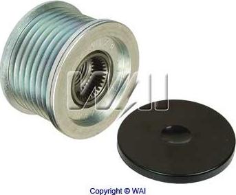 WAI 24-91272-1 - Pulley, alternator, freewheel clutch www.autospares.lv