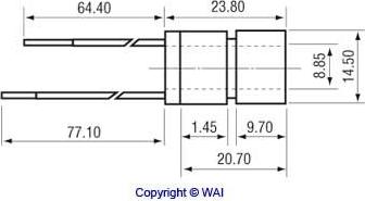 WAI 28-82853 - Kolektora gredzens, Ģenerators www.autospares.lv