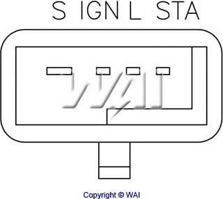 WAI D411HD - Ģeneratora sprieguma regulators www.autospares.lv