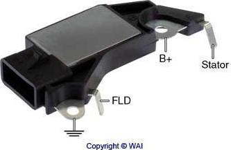 WAI D411XHD - Ģeneratora sprieguma regulators www.autospares.lv