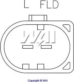 WAI IB5225HD - Voltage regulator, alternator www.autospares.lv