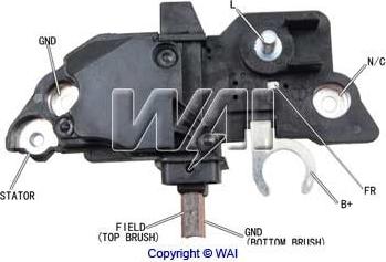 WAI IB680 - Ģeneratora sprieguma regulators autospares.lv