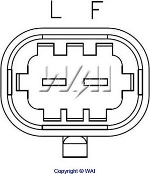 WAI IB160 - Ģeneratora sprieguma regulators www.autospares.lv