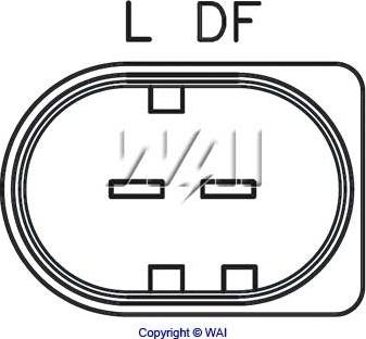 WAI IB247 - Ģeneratora sprieguma regulators www.autospares.lv