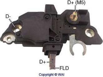 WAI IB231 - Ģeneratora sprieguma regulators www.autospares.lv