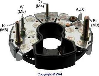 WAI IBR341 - Taisngriezis, Ģenerators www.autospares.lv