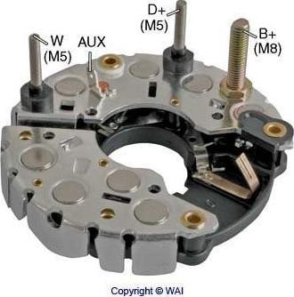 WAI IBR353 - Taisngriezis, Ģenerators www.autospares.lv