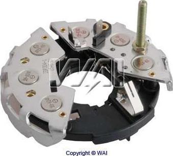 WAI IBR304 - Rectifier, alternator www.autospares.lv