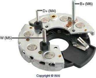 WAI IBR313 - Taisngriezis, Ģenerators www.autospares.lv