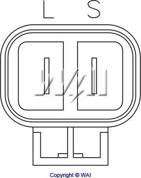 WAI IH768 - Ģeneratora sprieguma regulators www.autospares.lv