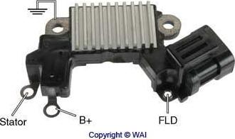 WAI IH782 - Ģeneratora sprieguma regulators www.autospares.lv