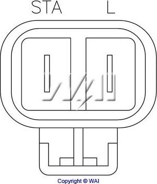 WAI IH776 - Ģeneratora sprieguma regulators www.autospares.lv