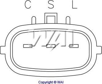 WAI IM547 - Ģeneratora sprieguma regulators www.autospares.lv