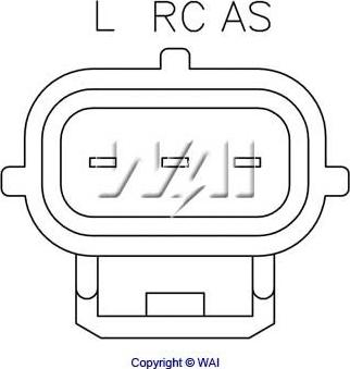 WAI IM503 - Ģeneratora sprieguma regulators www.autospares.lv