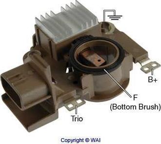 WAI IM845 - Ģeneratora sprieguma regulators www.autospares.lv