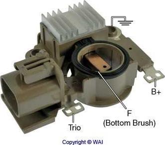 WAI IM830 - Voltage regulator, alternator www.autospares.lv