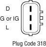 WAI IM381 - Ģeneratora sprieguma regulators www.autospares.lv