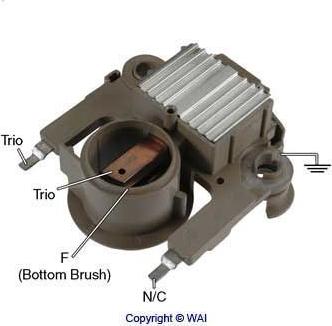 WAI IM232 - Ģeneratora sprieguma regulators www.autospares.lv