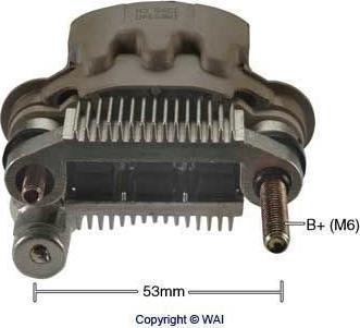 WAI IMR5340 - Rectifier, alternator www.autospares.lv